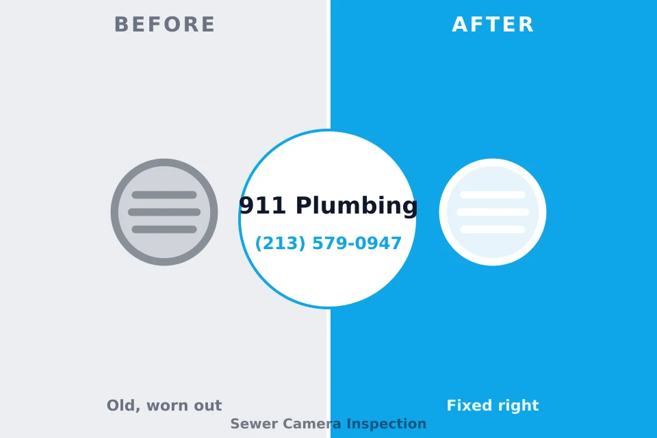 Before and after: plumbing repair Kapolei, HI